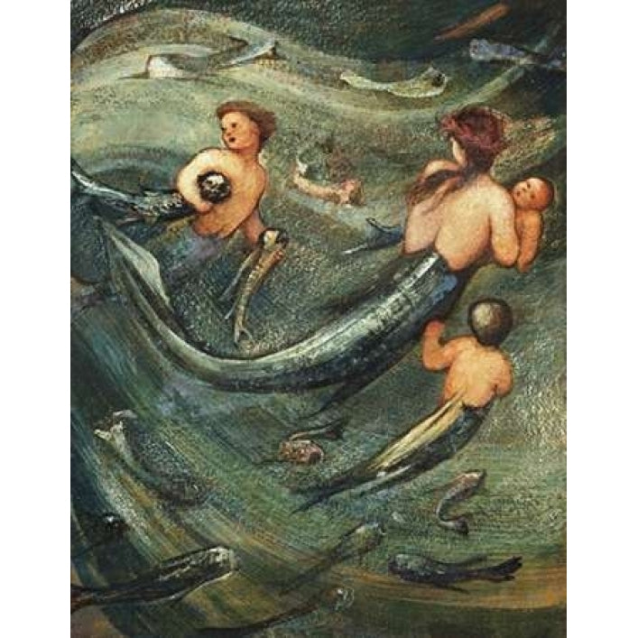 Mermaids In The Deep Poster Print by Sir Edward Burne-Jones Image 1