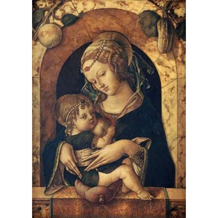 The Madonna and Child at a Marble Parapet Poster Print by Carlo Crivelli Image 2