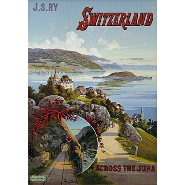 Switzerland Across The Jura Poster Print by Hugo D Alesi Image 2