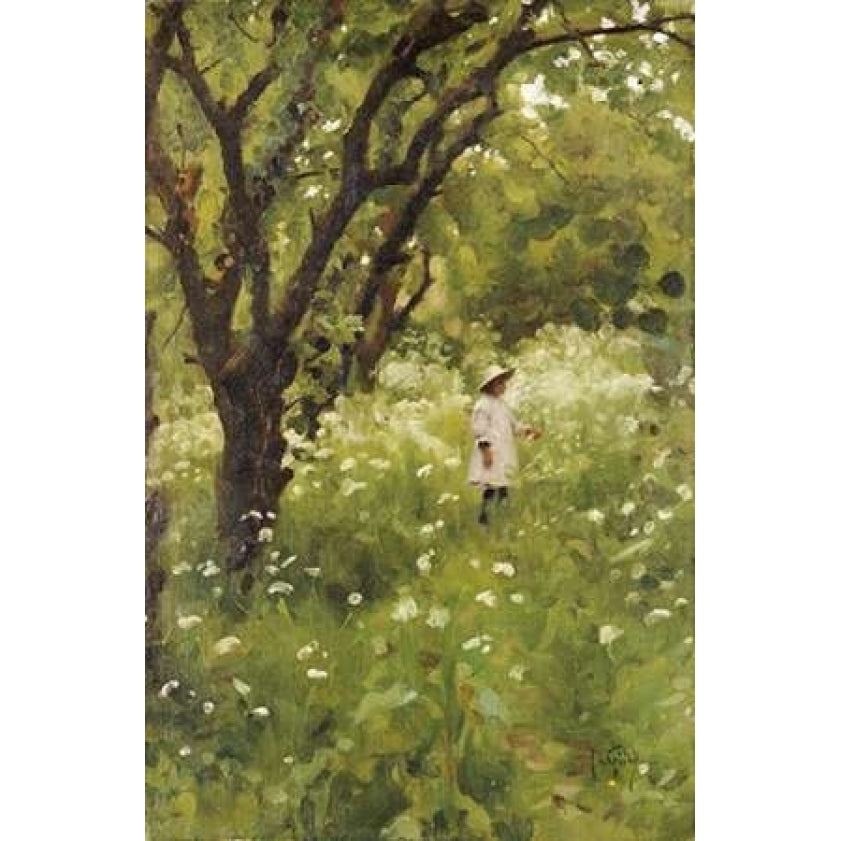 The Orchard Poster Print by Thomas Cooper Gotch Image 1