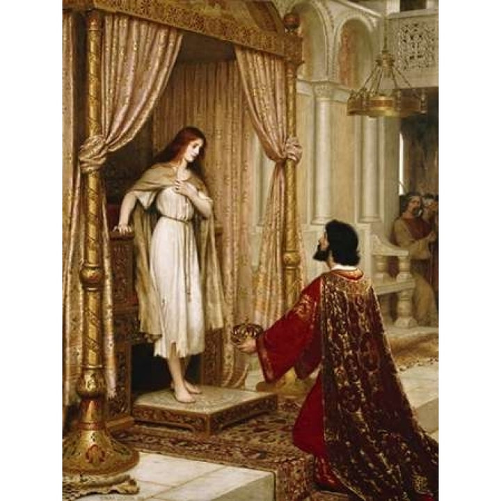 A King and a Beggar Maid Poster Print by Edmund Blair Leighton Image 1