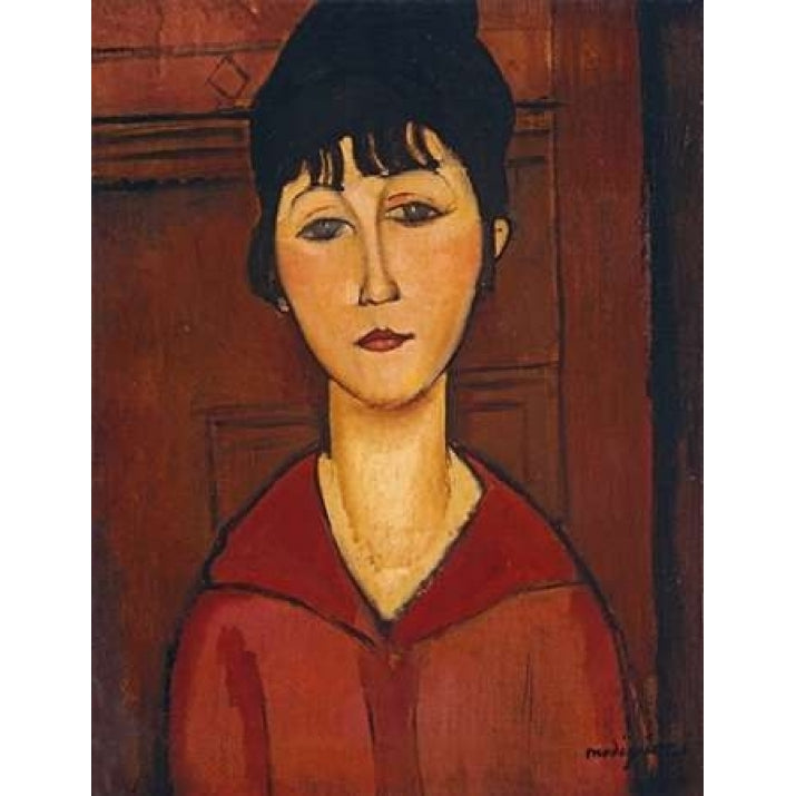 Head of a Young Girl Poster Print by Amedeo Modigliani Image 1