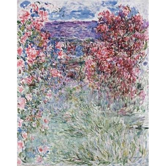 The House in the Roses Poster Print by Claude Monet Image 2