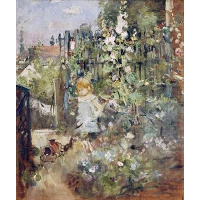 A Child In the Rosebeds Poster Print by Berthe Morisot Image 2