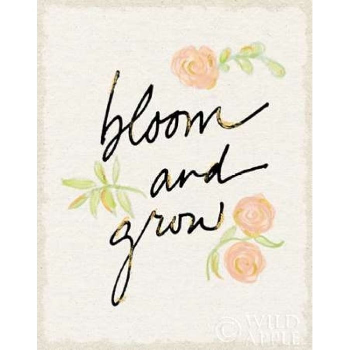 Bloom and Grow Poster Print by Sue Schlabach Image 1