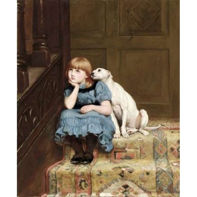 Sympathy Poster Print by Briton Riviere Image 1