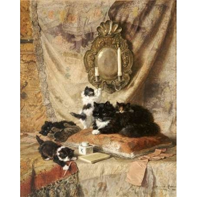 Work Rest and Play Poster Print by Henriette Ronner-Knip Image 1