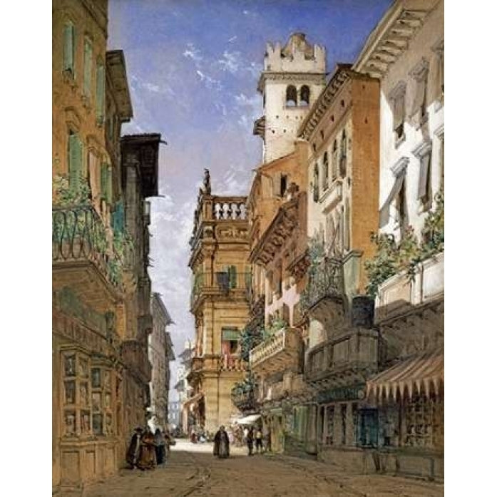 Verona Poster Print by William Callow Image 1