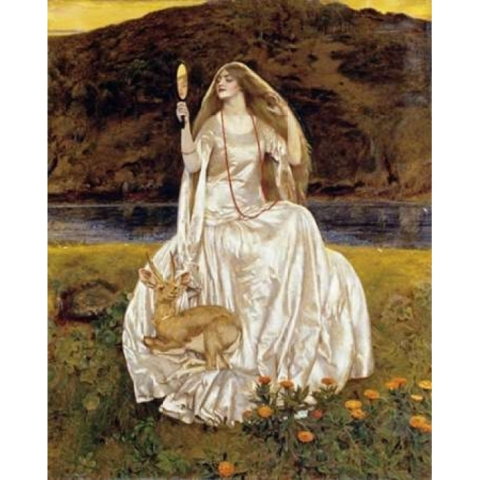 The Damsel of The Lake Poster Print by Frank Cadogan Cowper Image 1