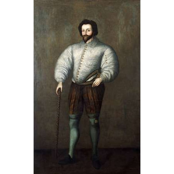 Sir Francis Drake Poster Print by English School Image 1