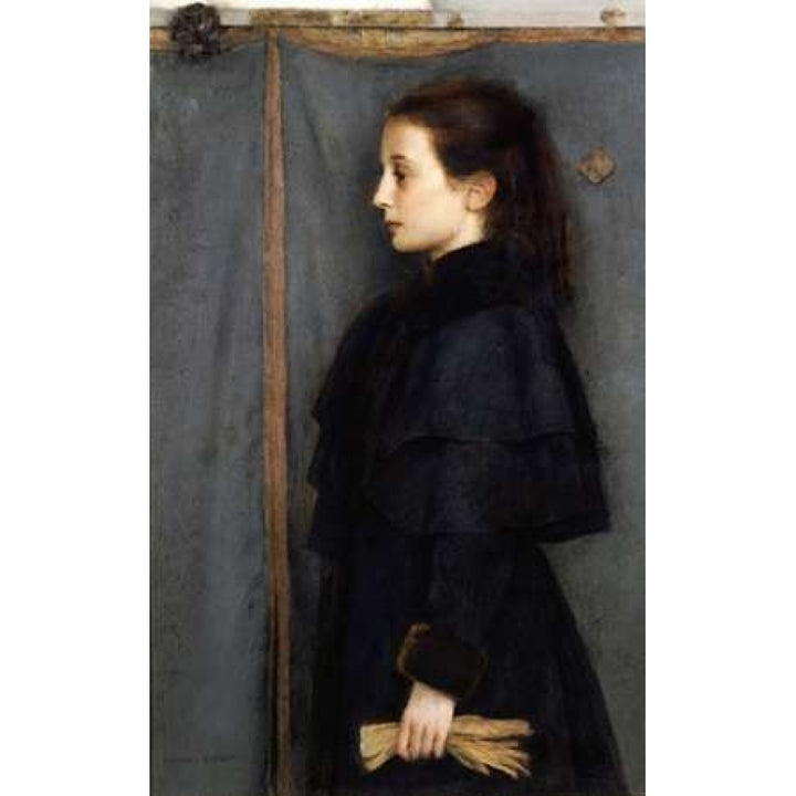 Portrait of Jeanne De Bauer Poster Print by Fernand Khnopff Image 2