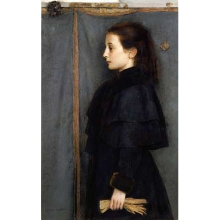 Portrait of Jeanne De Bauer Poster Print by Fernand Khnopff Image 1