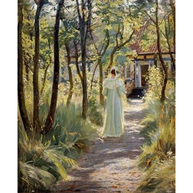 Marie In The Garden Poster Print by Peter Severin Kroyer Image 1