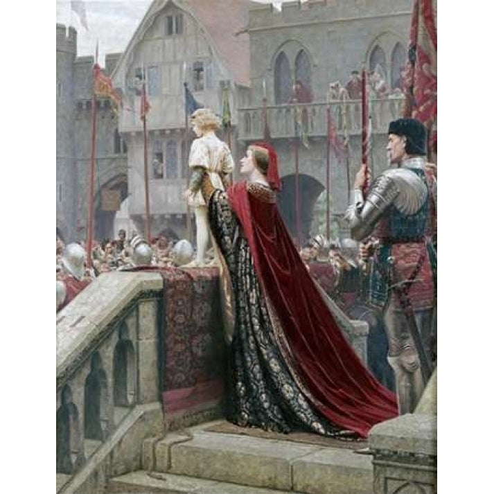 A Little Prince Likely In Time To Bless a Royal Throne Poster Print by Edmund Blair Leighton Image 2