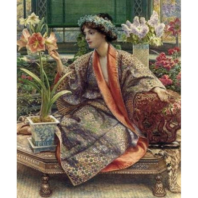 A Hot-House Flower Poster Print by Sir Edward John Poynter Image 2