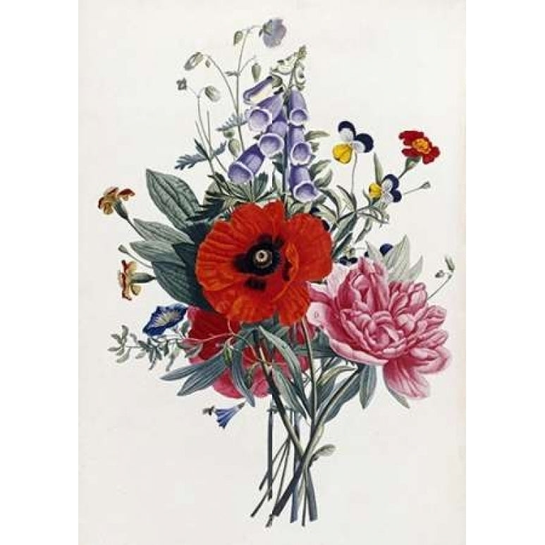 Collection Des Fleurs Et Des Fruits Poster Print by Jean-Louis Prevost Image 1