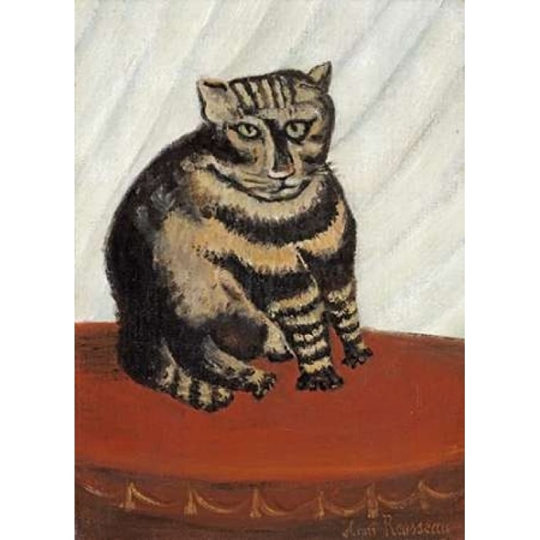 The Tabby Poster Print by Henri Rousseau Image 1