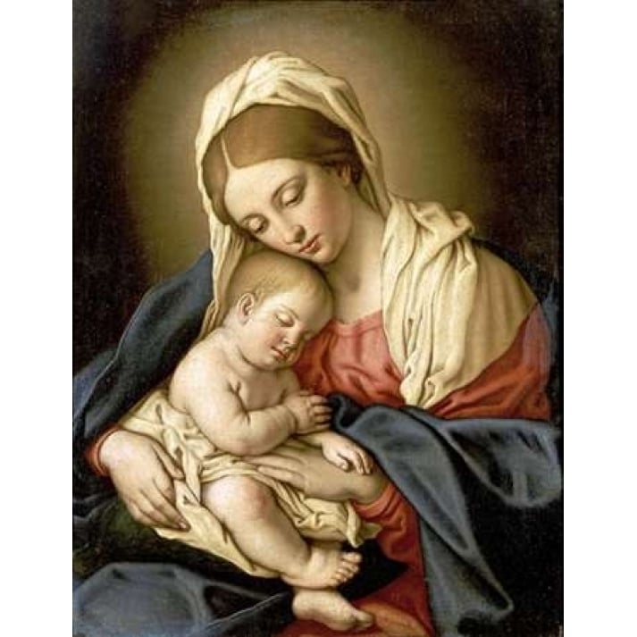 The Madonna and Child Poster Print by Giovanni Battista Salvi Image 2