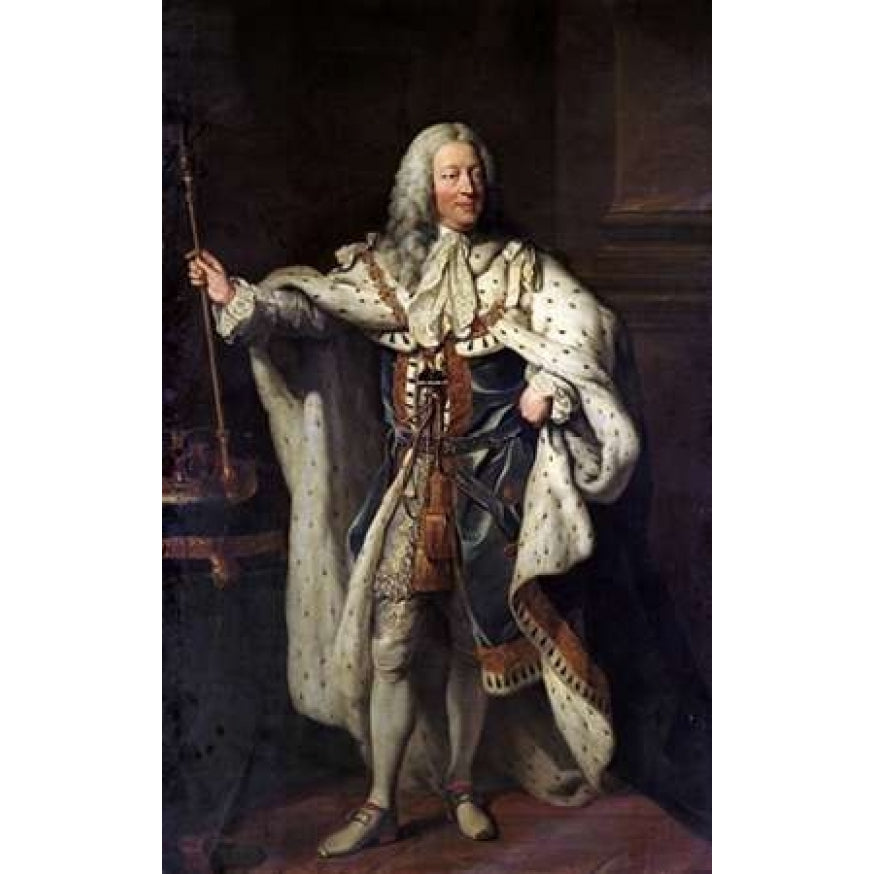 Portrait of King George II Poster Print by John Shackleton Image 1