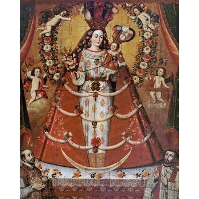 Our Lady of The Rosary Poster Print by Unknown Image 1