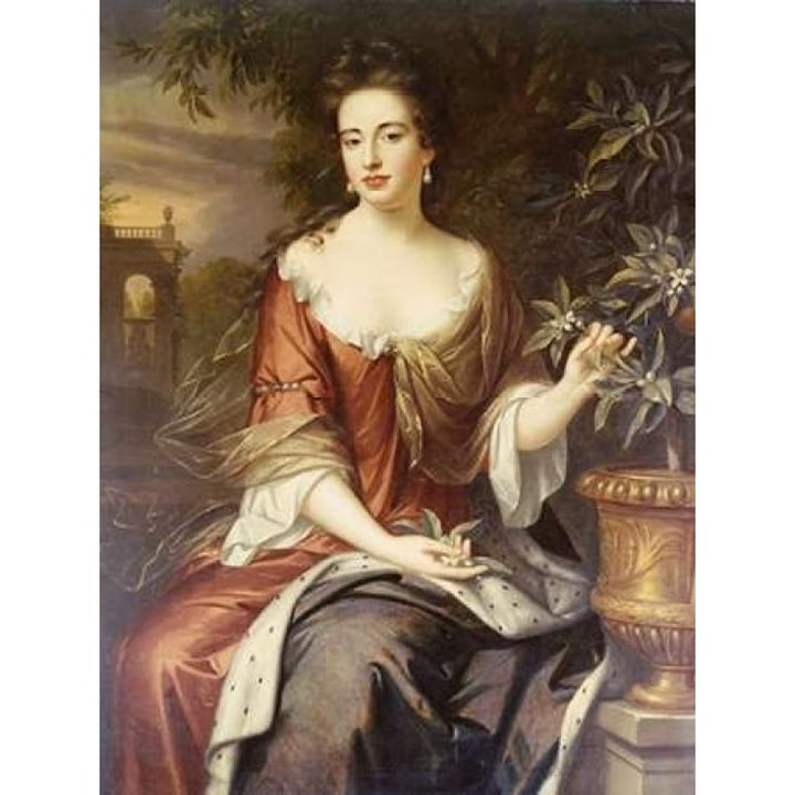 Portrait of Queen Mary II Poster Print by William Wissing Image 1