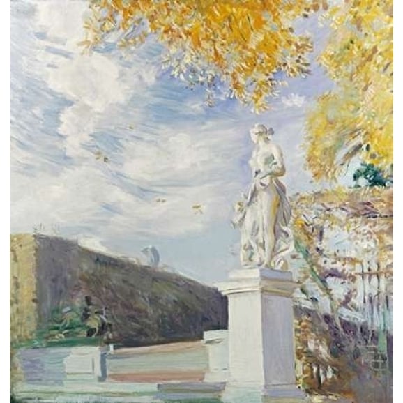 A Statue of Venus In The Garden of Versailles Poster Print by Paul Cesar Helleu Image 1