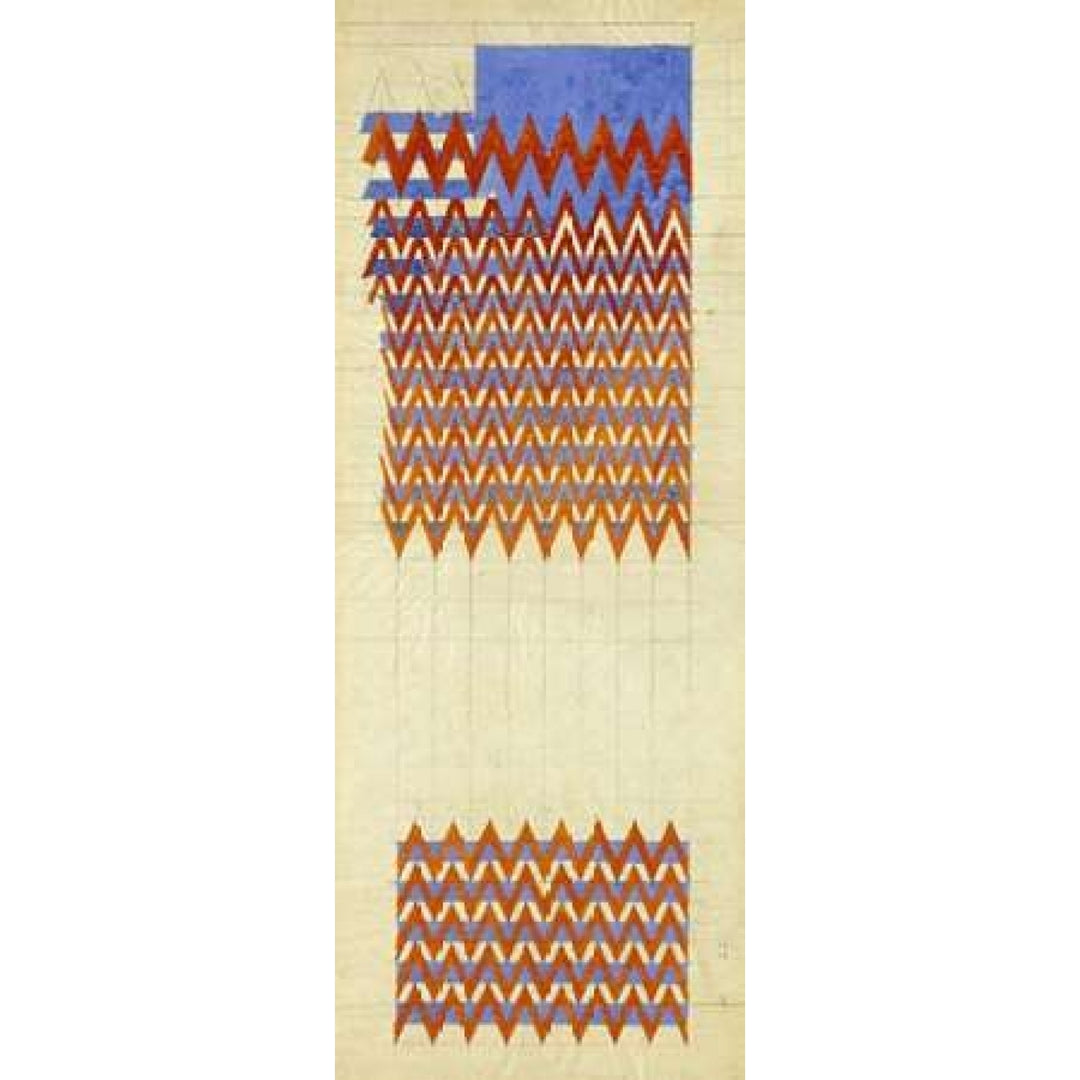 Fabric Design 1916 Poster Print by Charles Rennie Mackintosh Image 2