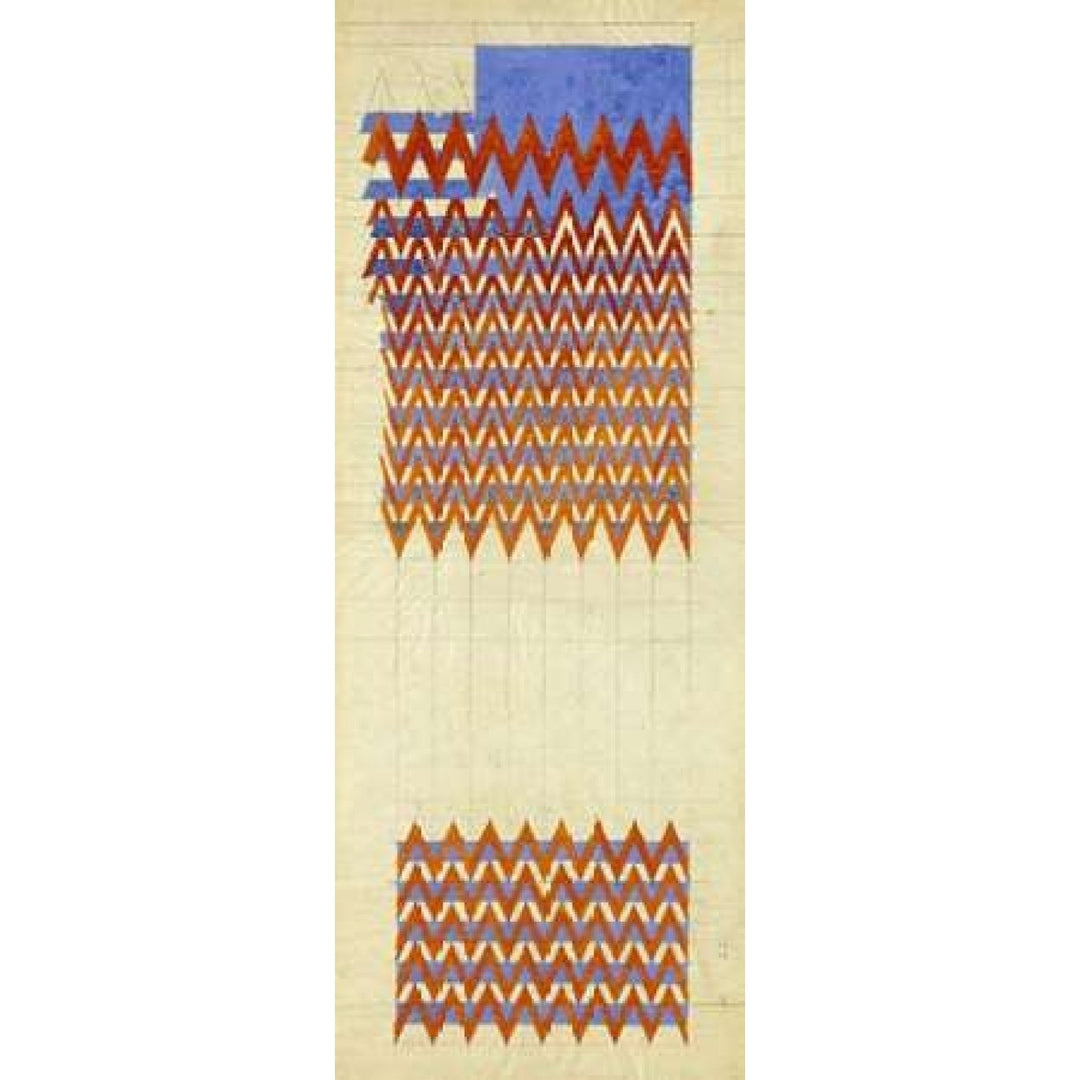 Fabric Design 1916 Poster Print by Charles Rennie Mackintosh Image 1