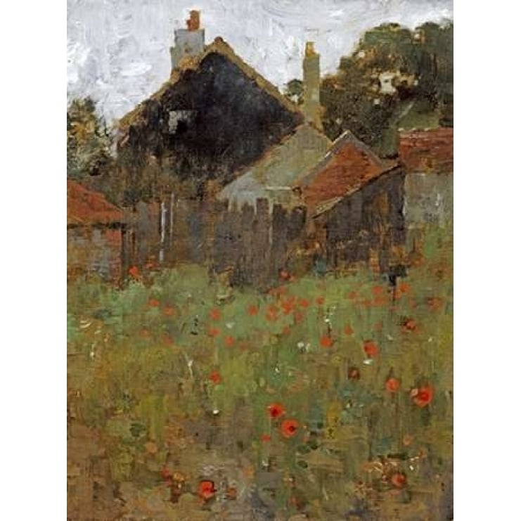 The Poppy Field Poster Print by Willard Leory Metcalf Image 2