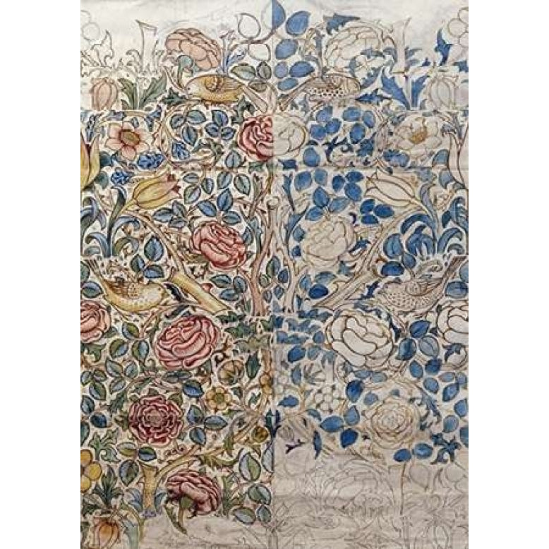 Design For Chintz: Rose Poster Print by William Morris Image 2