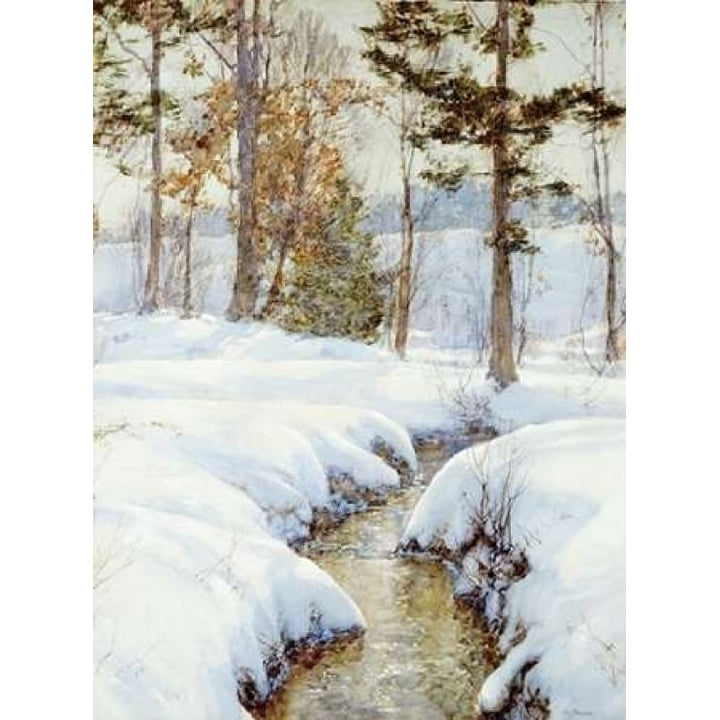 Snowladen Brook Poster Print by Walter Launt Palmer Image 2