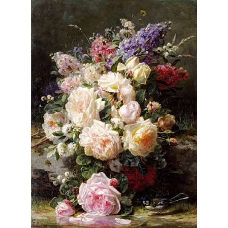 Still Life With Roses Poster Print by Jean-Baptiste Robie Image 2