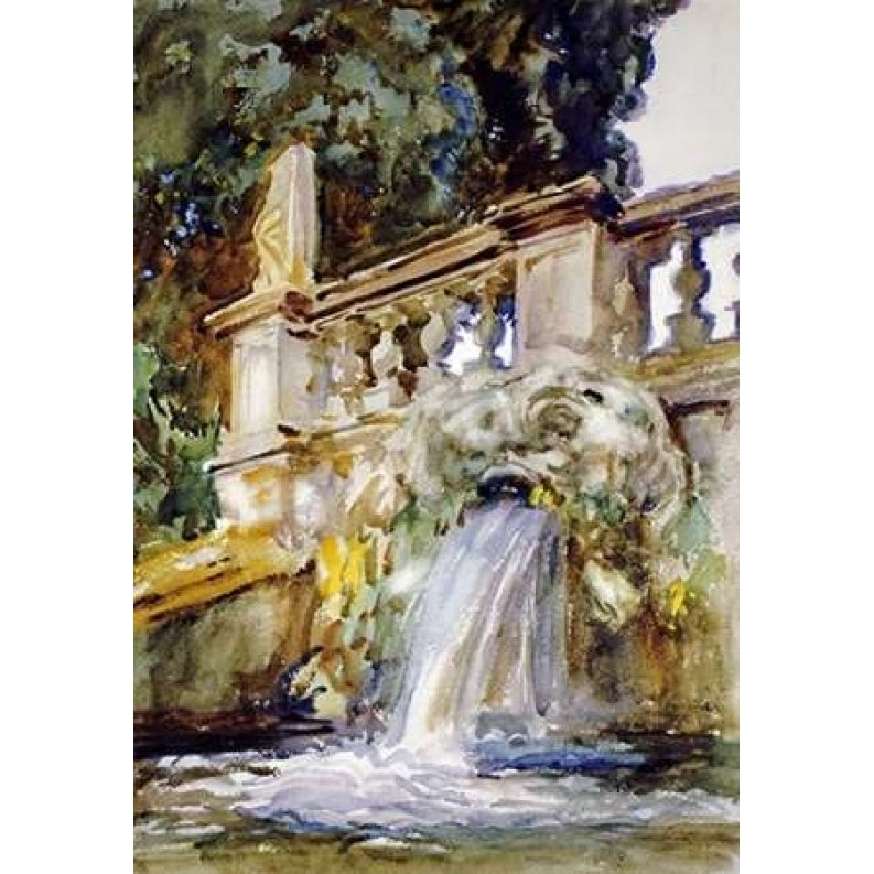 Villa Torlonia Frascati Poster Print by John Singer Sargent Image 1