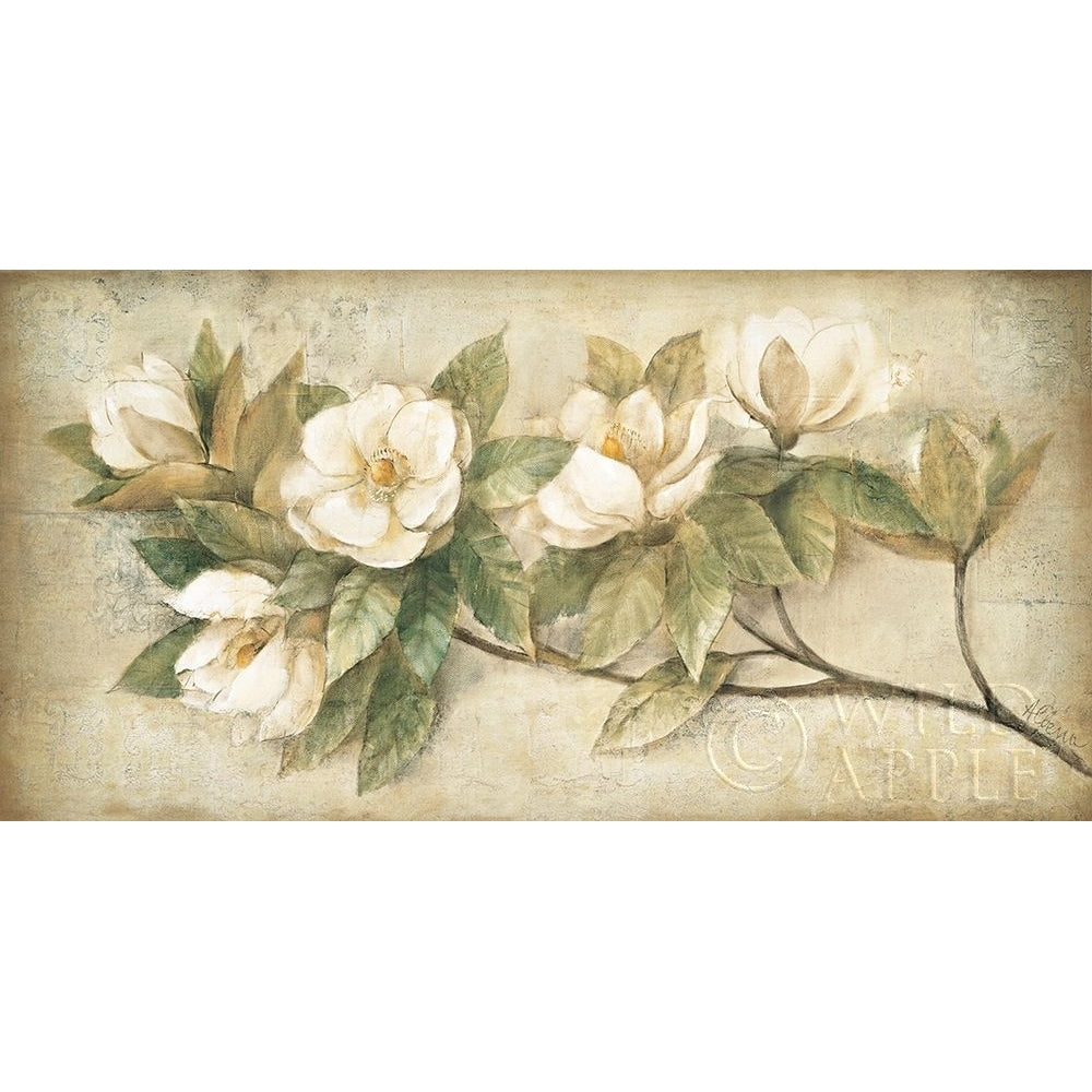 Sugar Magnolia Vintage Poster Print by Albena Hristova Image 1