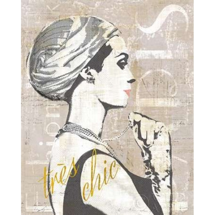 Fashion Week Paris Halftone III Poster Print by Sue Schlabach Image 1