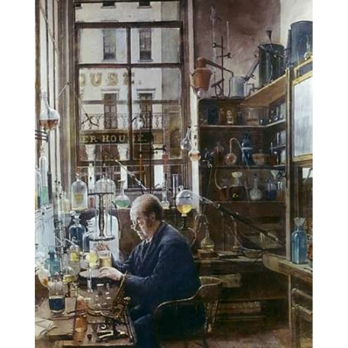 Laboratory of Thos Price Poster Print by Henry Alexander Image 1