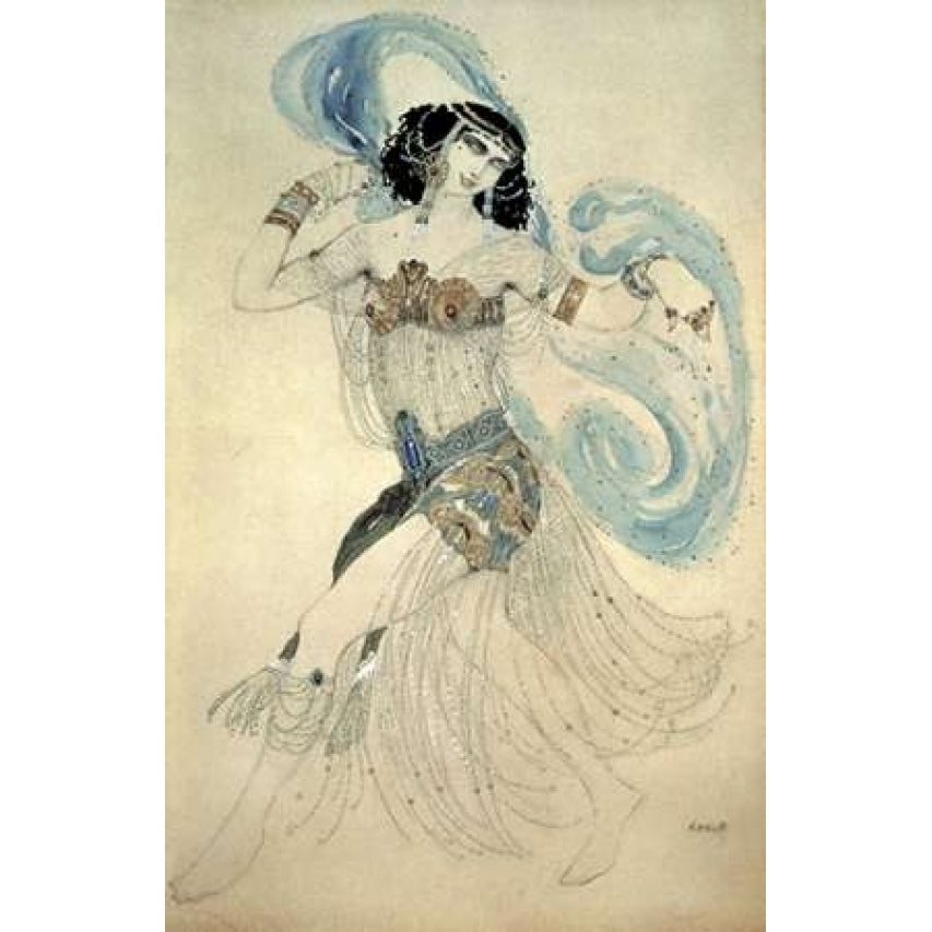 Dance of The Seven Veils - Salome Poster Print by Leon Bakst Image 1