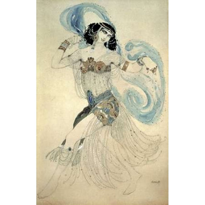 Dance of The Seven Veils - Salome Poster Print by Leon Bakst Image 1