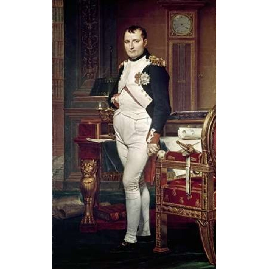 Napoleon In His Study Poster Print by Jacques-Louis David Image 2