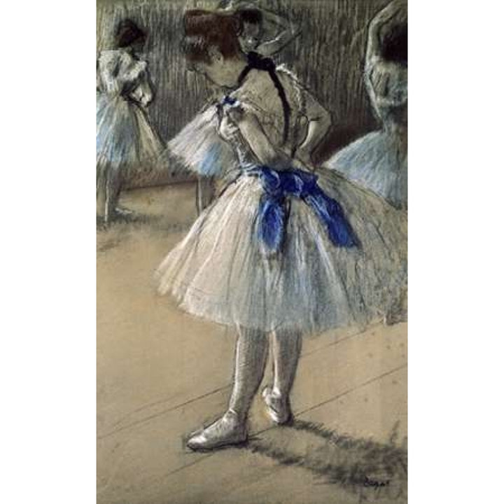 Danseuse Dancer Pastel/Char/Chalk Poster Print by Edgar Degas Image 1