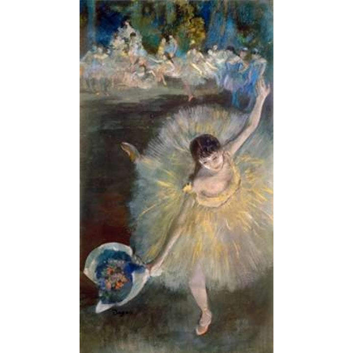 End of the Arabesque c. 1877 Poster Print by Edgar Degas Image 2