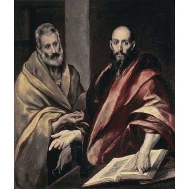 Apostles St. Peter and St. Paul Poster Print by El Greco Image 2