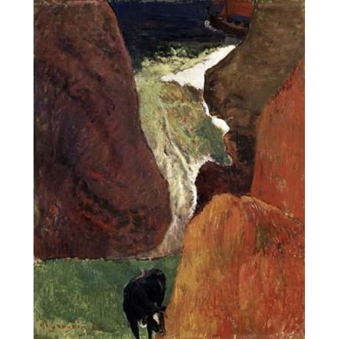 Above the Abyss Au Dessus du Gouffre Poster Print by Paul Gauguin Image 2