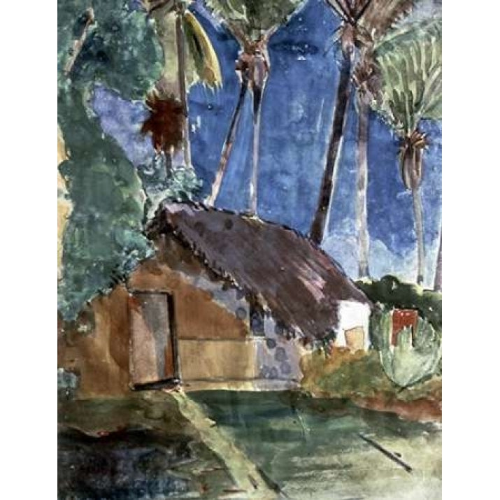 Tahiti Landscape Poster Print by Paul Gauguin Image 1