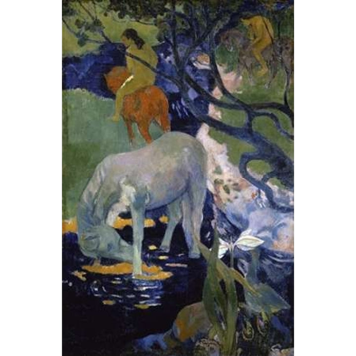 The White Horse - Le Cheval Blanc Poster Print by Paul Gauguin Image 2