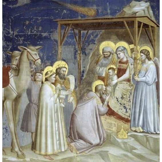 Adoration of The Magi Poster Print by Giotto Image 1