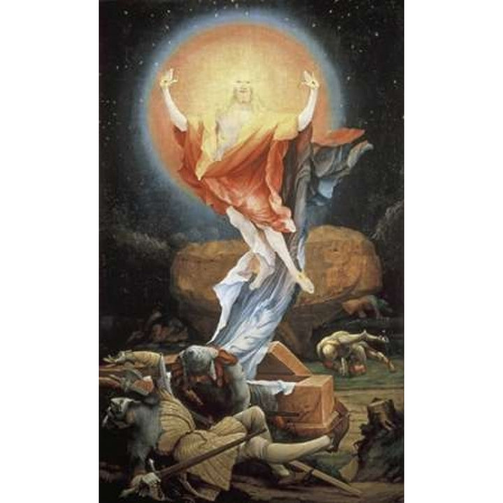 Isenheim Altarpiece: Resurrection Poster Print by Mathias Grunewald Image 1