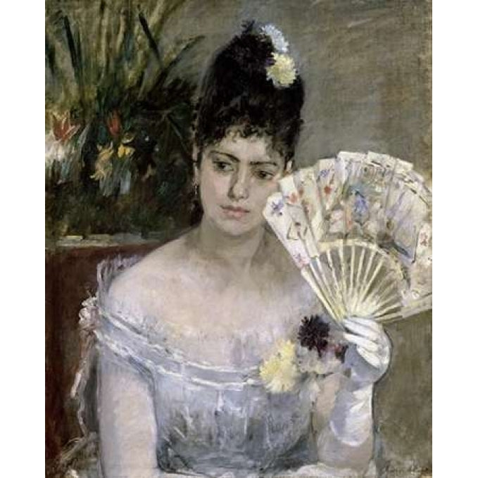 Young Lady at a Ball Poster Print by Berthe Morisot Image 2