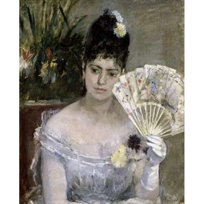 Young Lady at a Ball Poster Print by Berthe Morisot Image 1