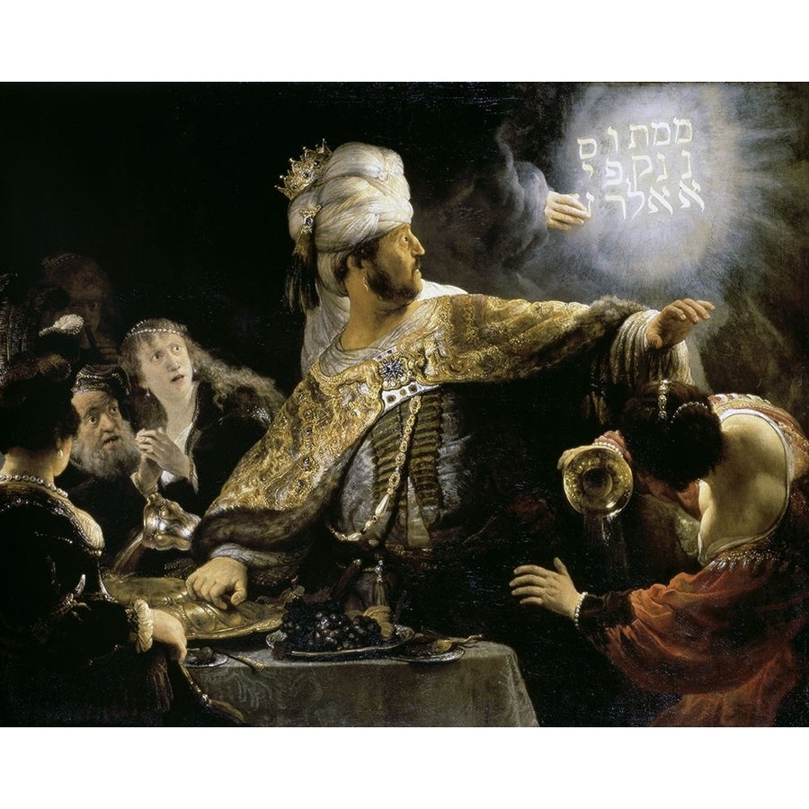 Belshazzars Feast Poster Print by Rembrandt Van Rijn Image 1